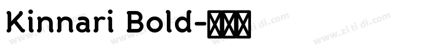 Kinnari Bold字体转换